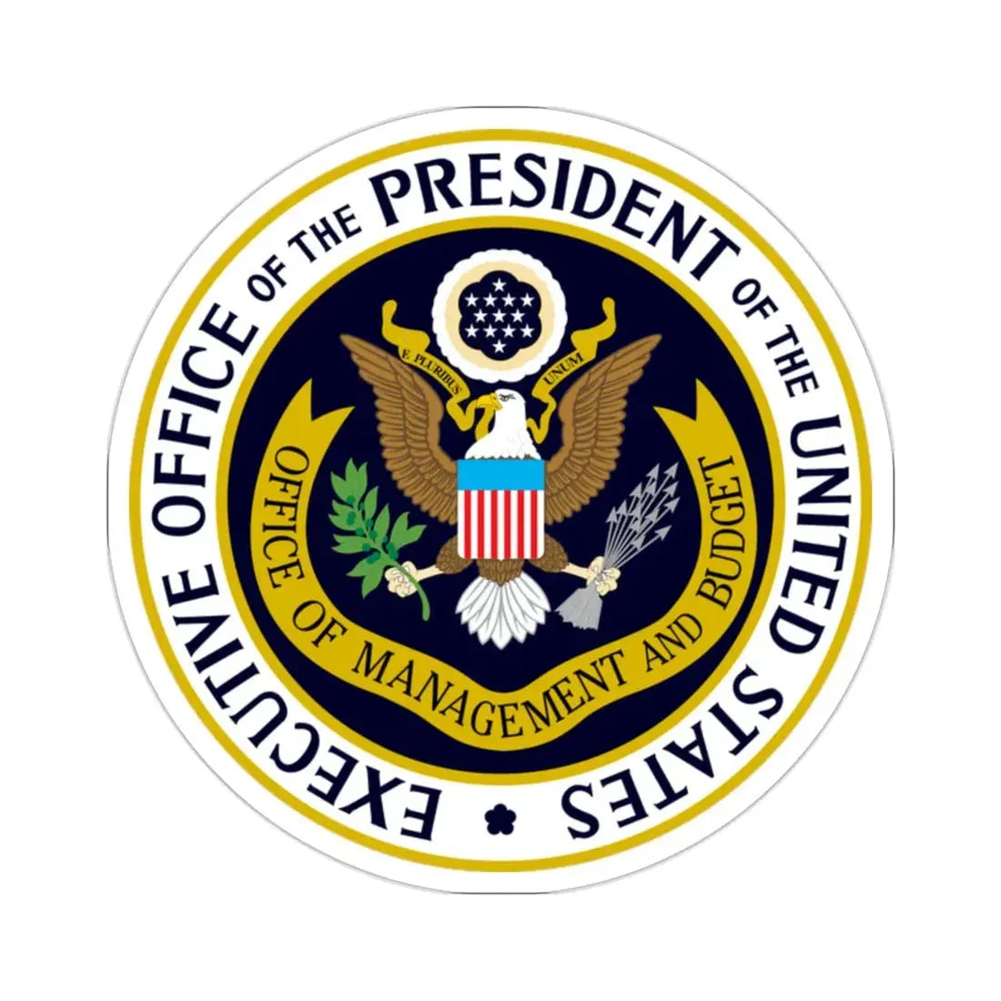 Office of Management and Budget STICKER Vinyl Die-Cut Decal - The Sticker Space