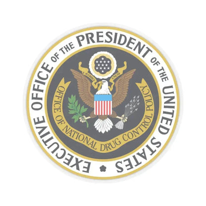 Office of National Drug Control Policy - STICKER Vinyl Kiss-Cut Decal 2 Inch Transparent - The Sticker Space