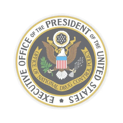 Office of National Drug Control Policy - STICKER Vinyl Kiss-Cut Decal 4 Inch Transparent - The Sticker Space