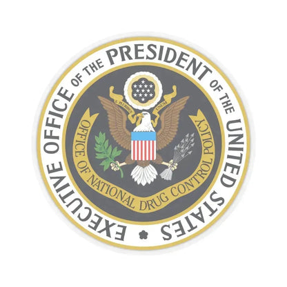 Office of National Drug Control Policy - STICKER Vinyl Kiss-Cut Decal 6 Inch Transparent - The Sticker Space