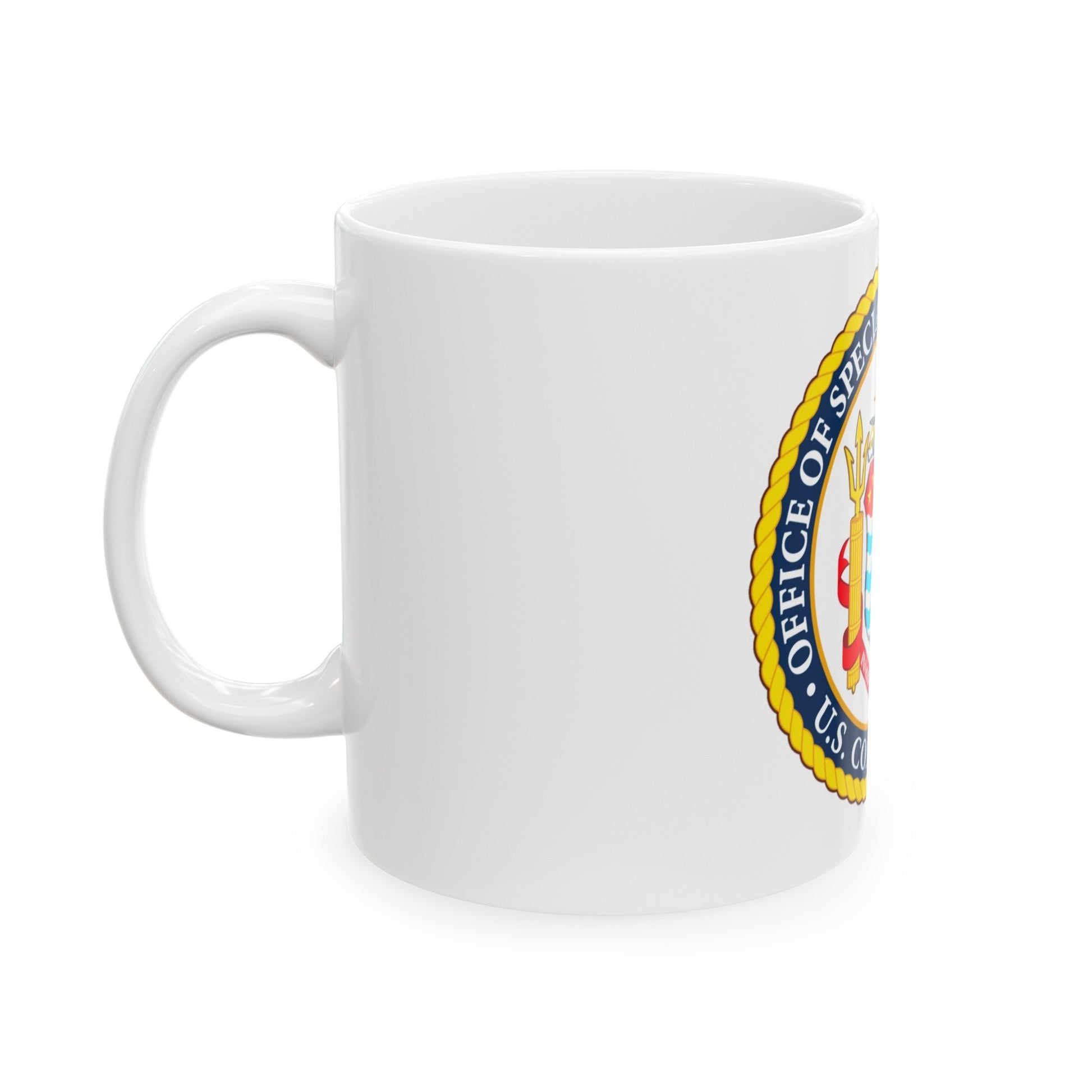 Office of Specialized Capabilities USCG (U.S. Coast Guard) White Coffee Mug-The Sticker Space