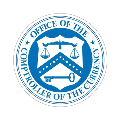 Office of the Comptroller of the Currency STICKER Vinyl Die-Cut Decal - The Sticker Space