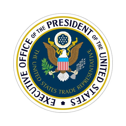 Office of the United States Trade Representative STICKER Vinyl Die-Cut Decal 6 Inch - The Sticker Space