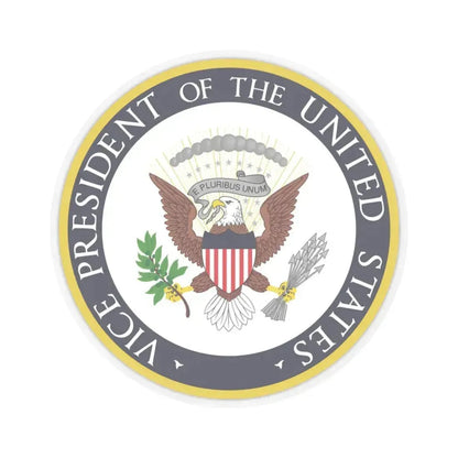 Office of the Vice President of the United States - STICKER Vinyl Kiss-Cut Decal 3 Inch Transparent - The Sticker Space