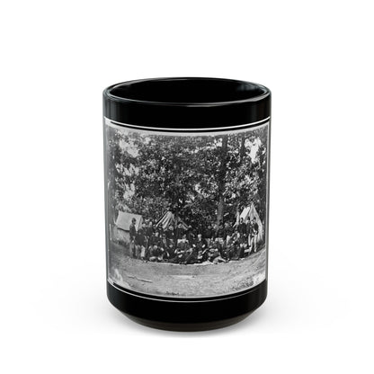 Officers Of U.S. Horse Artillery Brigade, Near Culpeper, Va., September, 1863 001 (U.S. Civil War) Black Coffee Mug-15oz-The Sticker Space