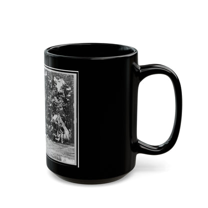 Officers Of U.S. Horse Artillery Brigade, Near Culpeper, Va., September, 1863 001 (U.S. Civil War) Black Coffee Mug-The Sticker Space