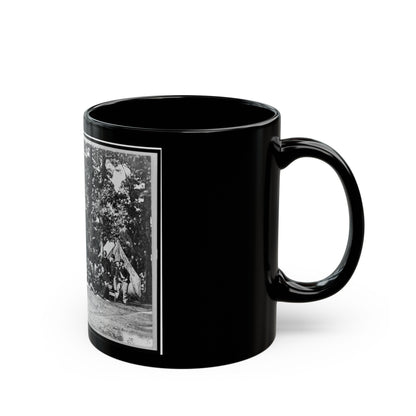 Officers Of U.S. Horse Artillery Brigade, Near Culpeper, Va., September, 1863 001 (U.S. Civil War) Black Coffee Mug-The Sticker Space