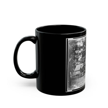 Officers Of U.S. Horse Artillery Brigade, Near Culpeper, Va., September, 1863 001 (U.S. Civil War) Black Coffee Mug-The Sticker Space