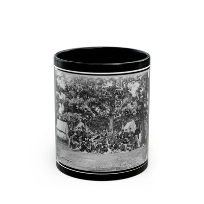 Officers Of U.S. Horse Artillery Brigade, Near Culpeper, Va., September, 1863 (U.S. Civil War) Black Coffee Mug-11oz-The Sticker Space