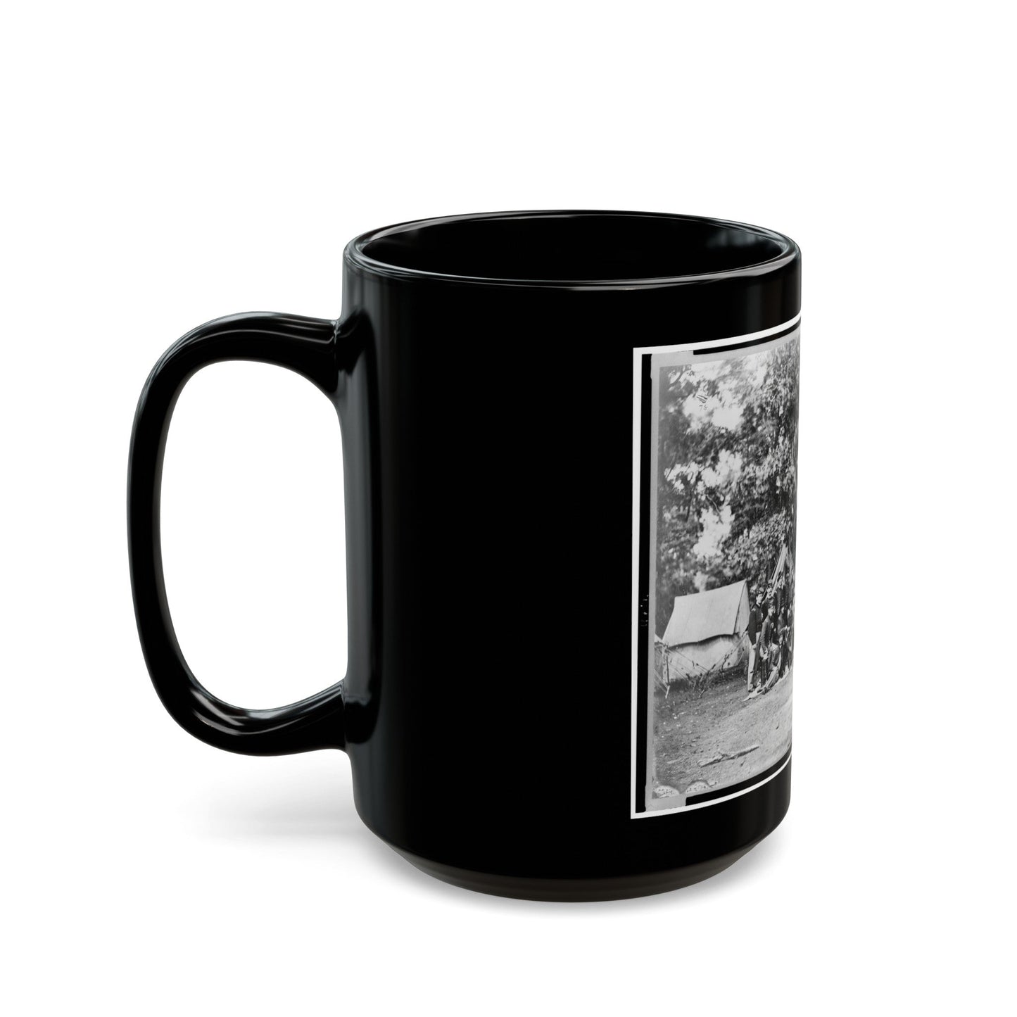 Officers Of U.S. Horse Artillery Brigade, Near Culpeper, Va., September, 1863 (U.S. Civil War) Black Coffee Mug-The Sticker Space