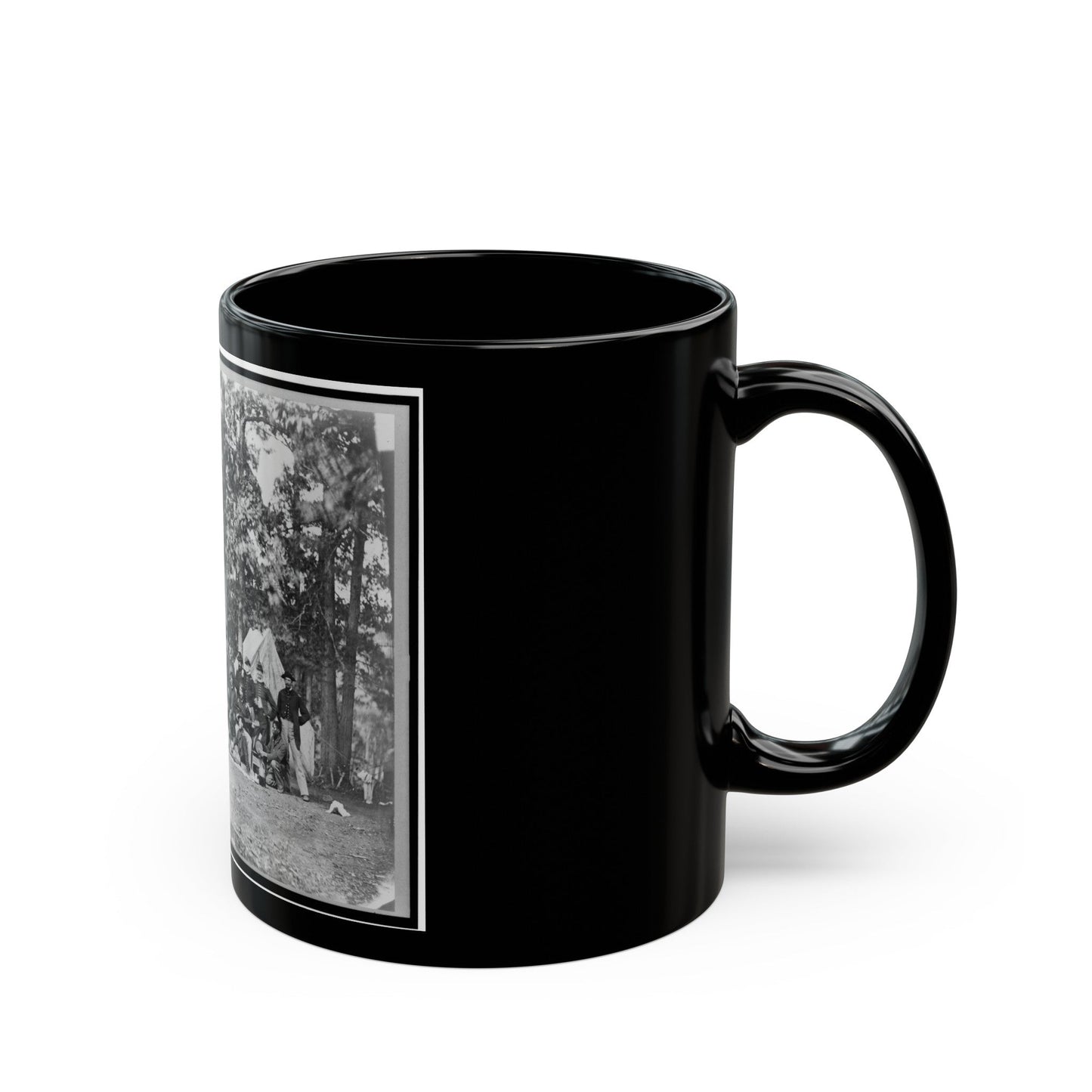 Officers Of U.S. Horse Artillery Brigade, Near Culpeper, Va., September, 1863 (U.S. Civil War) Black Coffee Mug-The Sticker Space