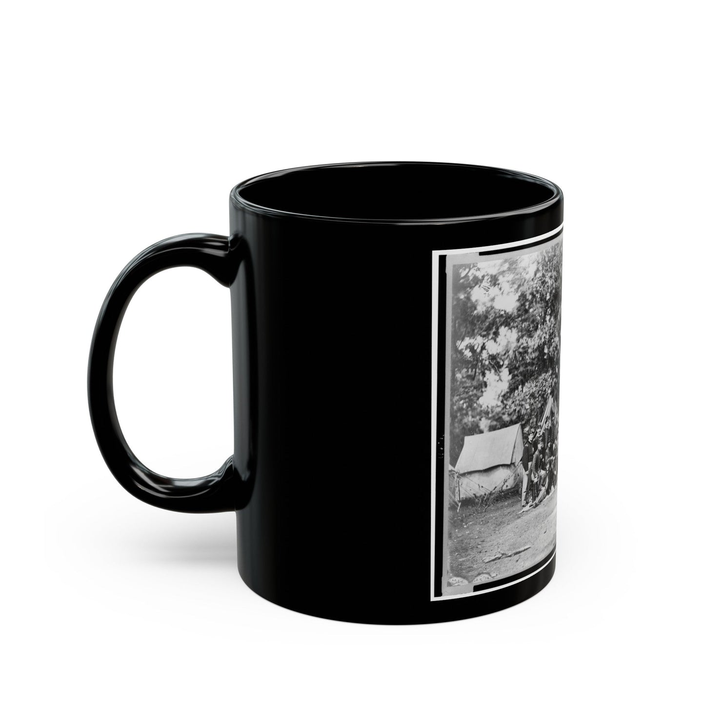 Officers Of U.S. Horse Artillery Brigade, Near Culpeper, Va., September, 1863 (U.S. Civil War) Black Coffee Mug-The Sticker Space