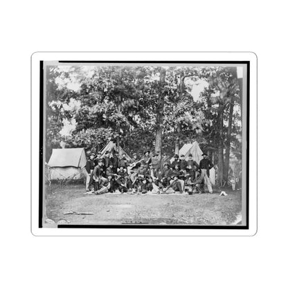 Officers of U.S. Horse Artillery Brigade, Near Culpeper, Va., September, 1863 (U.S. Civil War) STICKER Vinyl Kiss-Cut Decal 6 Inch White - The Sticker Space