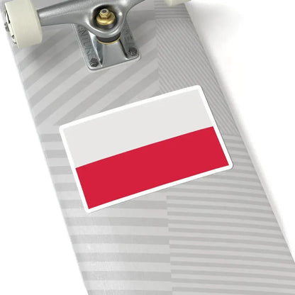 Official flag of Poland (Poland) STICKER Vinyl Kiss-Cut Decal - The Sticker Space