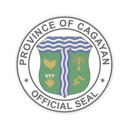 Official Seal of Cagayan (Philippines) STICKER Vinyl Kiss-Cut Decal 4 Inch Transparent - The Sticker Space