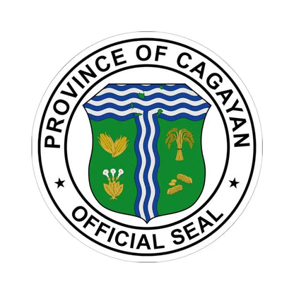 Official Seal of Cagayan (Philippines) STICKER Vinyl Kiss-Cut Decal 6 Inch White - The Sticker Space