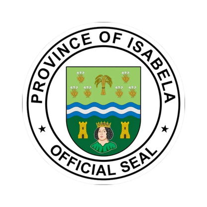 Official Seal of Isabela (Philippines) STICKER Vinyl Kiss-Cut Decal 2 Inch White - The Sticker Space