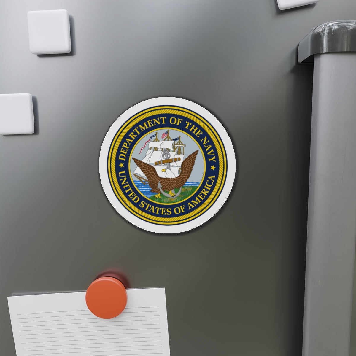 Official Seal of the Department of the Navy (U.S. Navy) Die-Cut Magnet-The Sticker Space