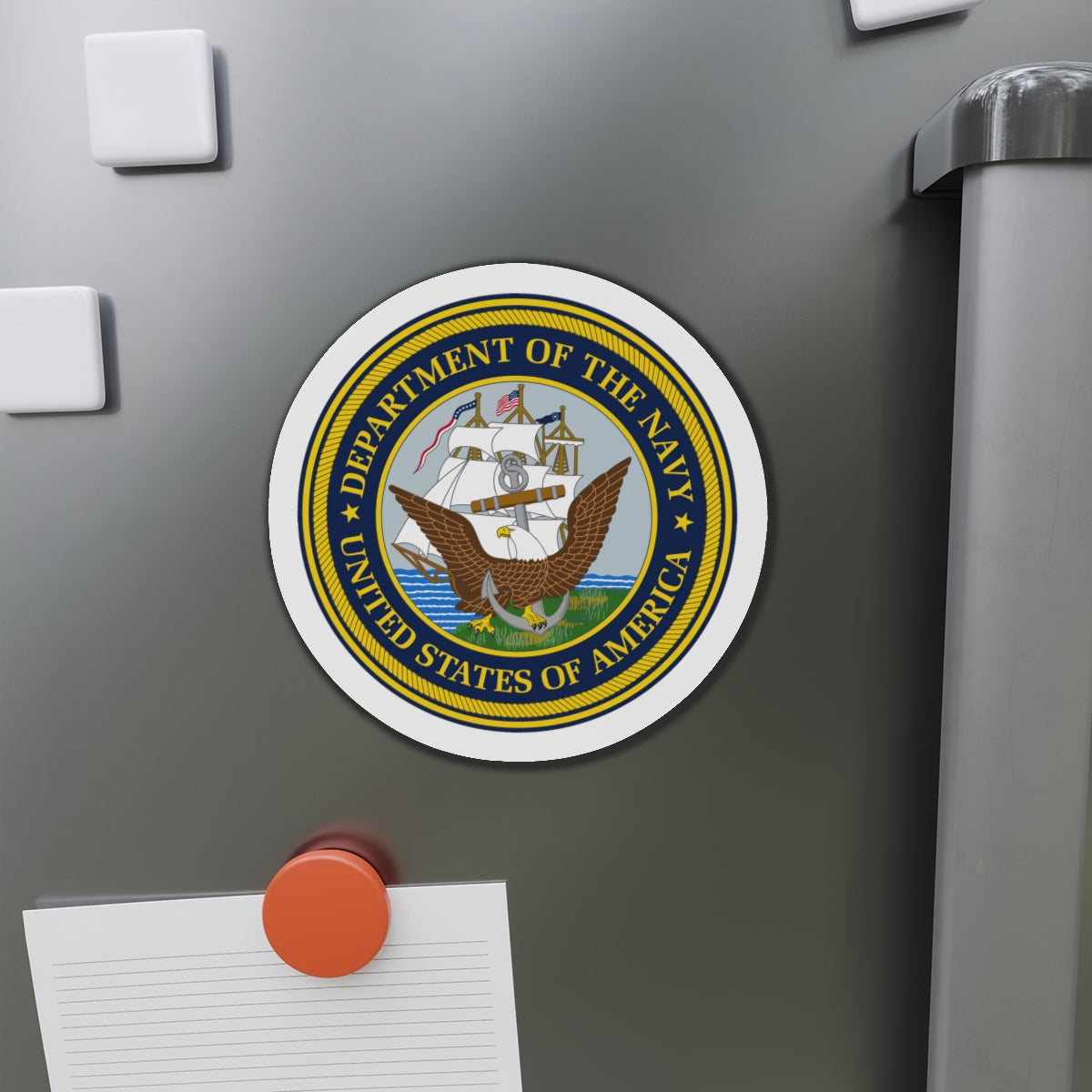 Official Seal of the Department of the Navy (U.S. Navy) Die-Cut Magnet-The Sticker Space