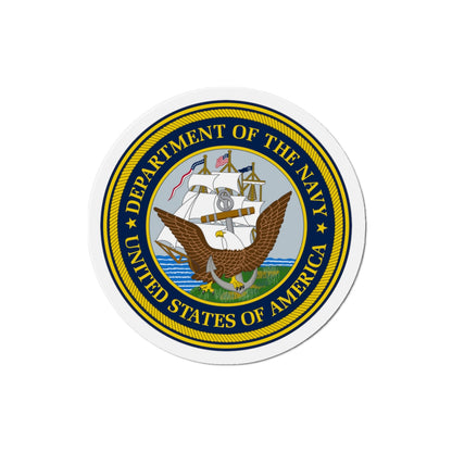 Official Seal of the Department of the Navy (U.S. Navy) Die-Cut Magnet-3" x 3"-The Sticker Space