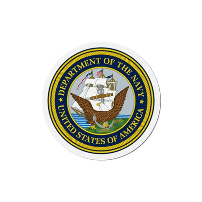 Official Seal of the Department of the Navy (U.S. Navy) Refrigerator Magnet 6 Inch - The Sticker Space