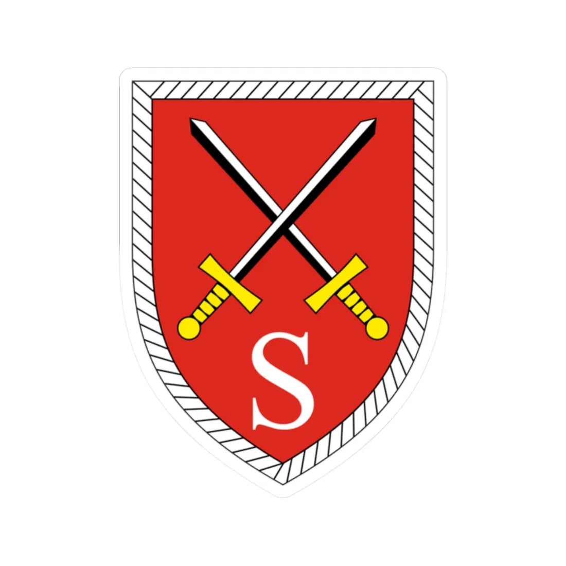Offizierschule des Heeres Bundeswehr (Germany) (Coat of Arms) STICKER Vinyl Kiss-Cut Decal 2 Inch White - The Sticker Space
