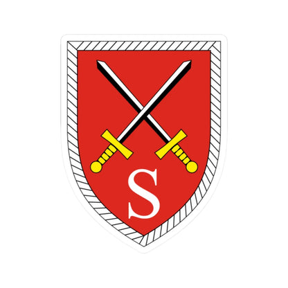 Offizierschule des Heeres Bundeswehr (Germany) (Coat of Arms) STICKER Vinyl Kiss-Cut Decal 2 Inch White - The Sticker Space