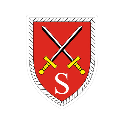 Offizierschule des Heeres Bundeswehr (Germany) (Coat of Arms) STICKER Vinyl Kiss-Cut Decal 3 Inch White - The Sticker Space