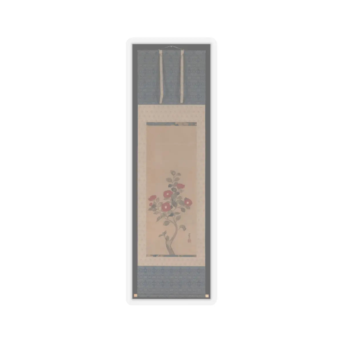 Ogata Kōrin - Camellias - unknown v2 - STICKER Vinyl Kiss-Cut Decal