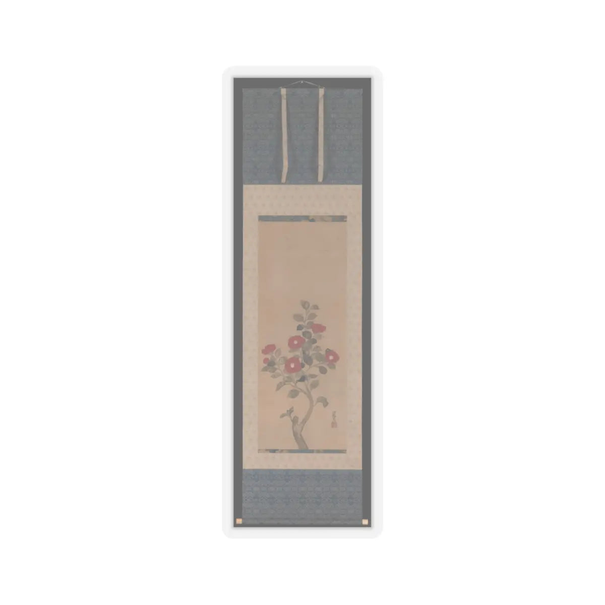 Ogata Kōrin - Camellias - unknown v2 - STICKER Vinyl Kiss-Cut Decal