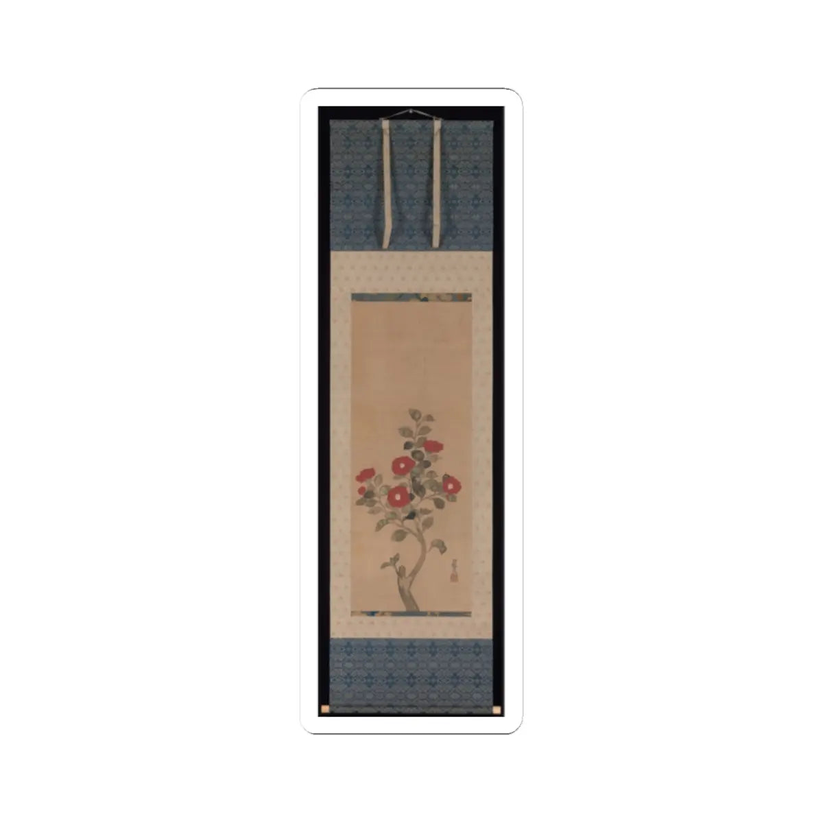 Ogata Kōrin - Camellias - unknown v2 - STICKER Vinyl Kiss-Cut Decal