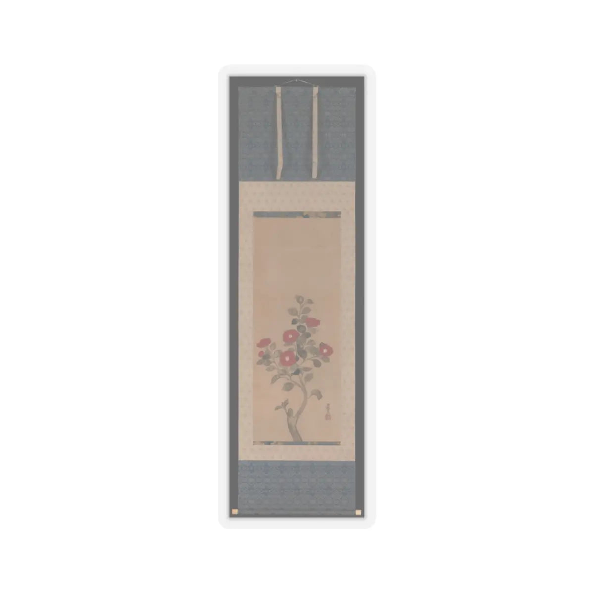 Ogata Kōrin - Camellias - unknown v2 - STICKER Vinyl Kiss-Cut Decal