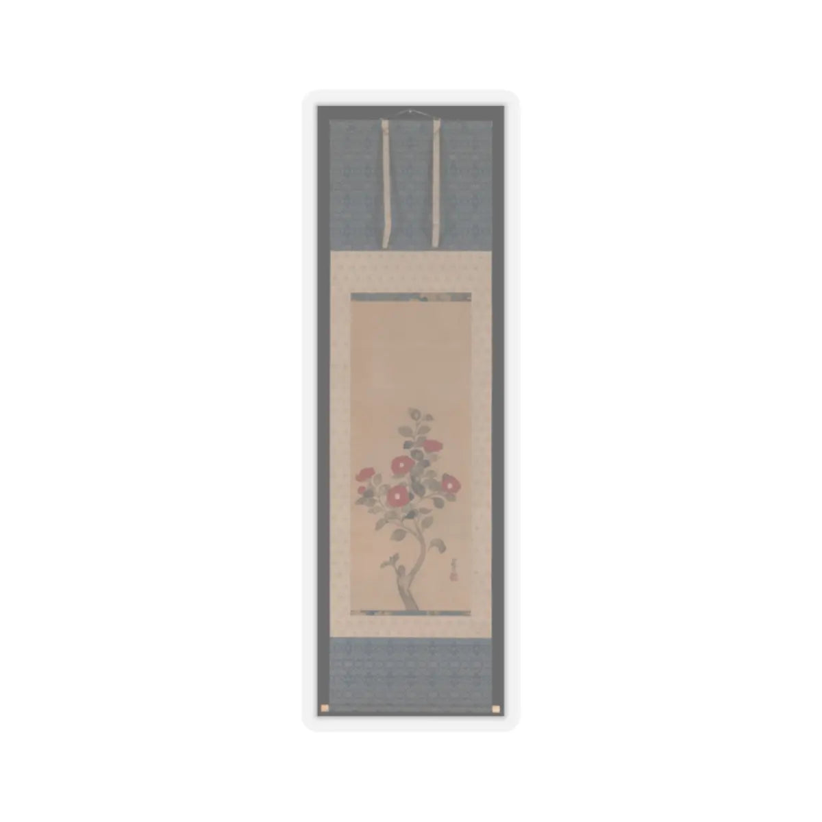 Ogata Kōrin - Camellias - unknown v2 - STICKER Vinyl Kiss-Cut Decal