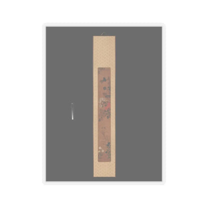 Ogata Kōrin - Flowers of Spring and Autumn - shortly after 1701 v5 - STICKER Vinyl Kiss-Cut Decal