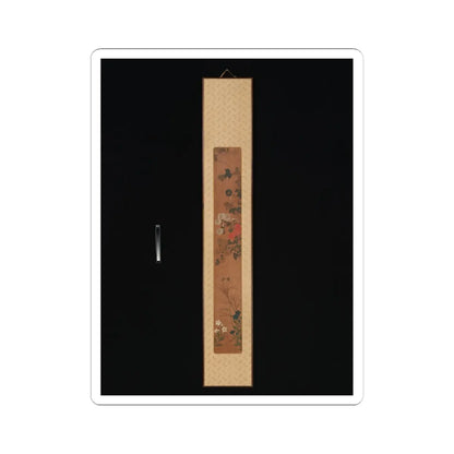 Ogata Kōrin - Flowers of Spring and Autumn - shortly after 1701 v5 - STICKER Vinyl Kiss-Cut Decal