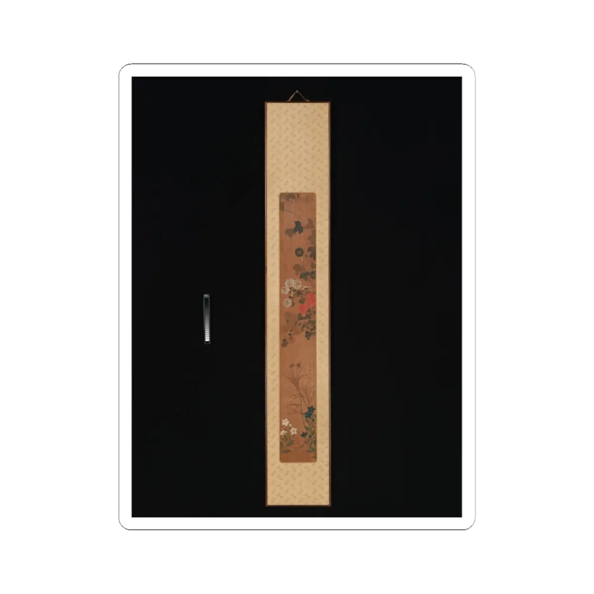 Ogata Kōrin - Flowers of Spring and Autumn - shortly after 1701 v5 - STICKER Vinyl Kiss-Cut Decal