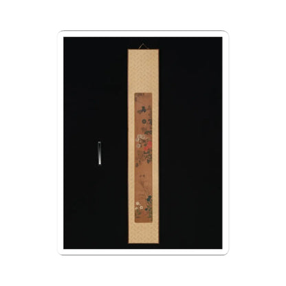 Ogata Kōrin - Flowers of Spring and Autumn - shortly after 1701 v5 - STICKER Vinyl Kiss-Cut Decal