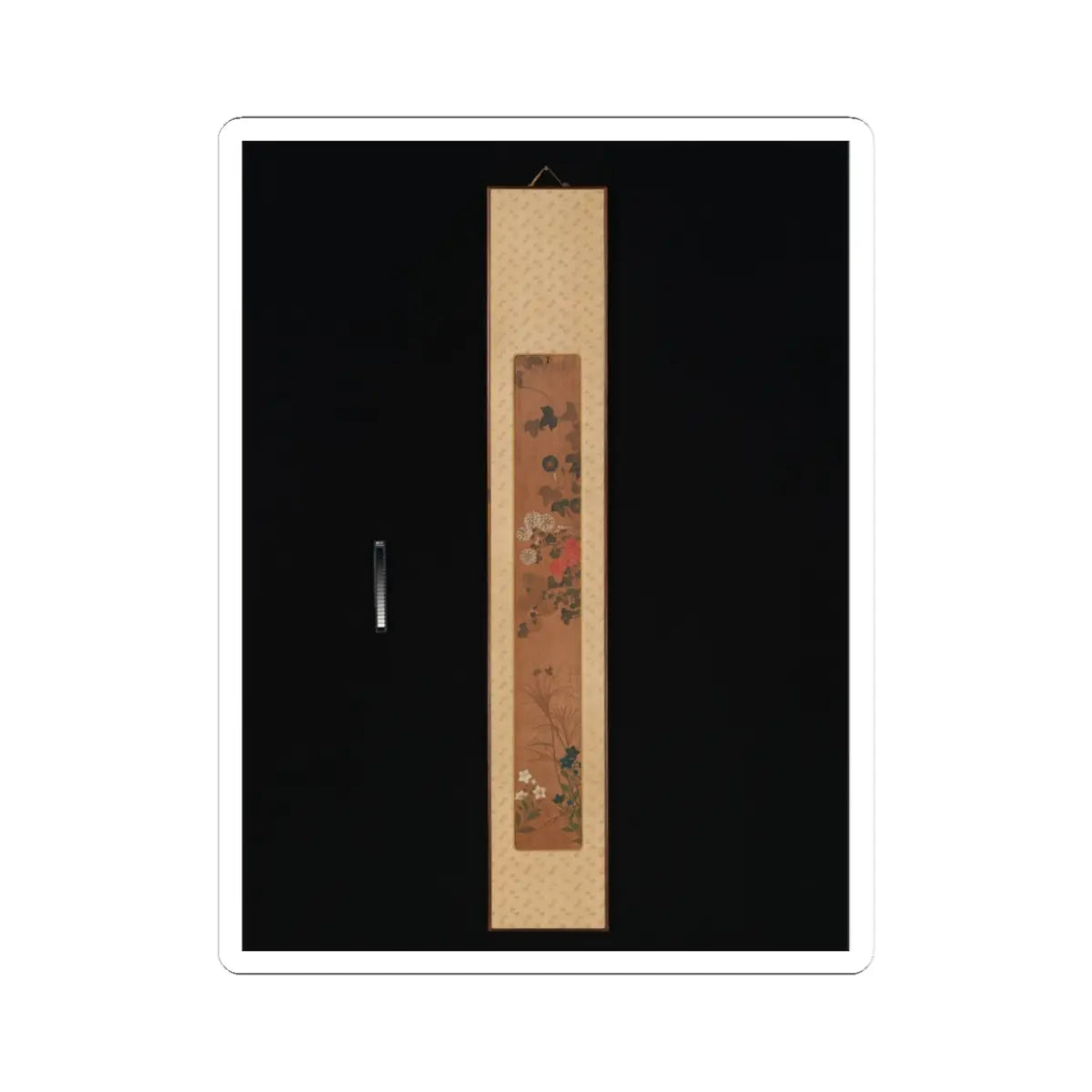 Ogata Kōrin - Flowers of Spring and Autumn - shortly after 1701 v5 - STICKER Vinyl Kiss-Cut Decal