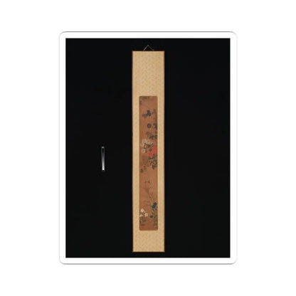 Ogata Kōrin - Flowers of Spring and Autumn - shortly after 1701 v5 - STICKER Vinyl Kiss-Cut Decal