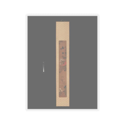 Ogata Kōrin - Flowers of Spring and Autumn - shortly after 1701 v5 - STICKER Vinyl Kiss-Cut Decal