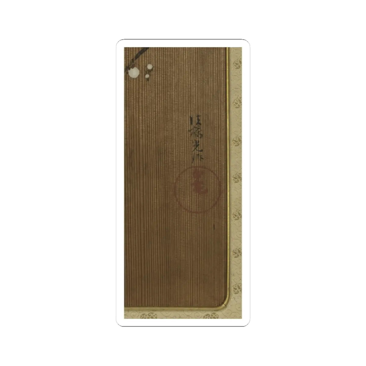 Ogata Kōrin - Flowers of Spring and Autumn - shortly after 1701 v6 - STICKER Vinyl Kiss-Cut Decal