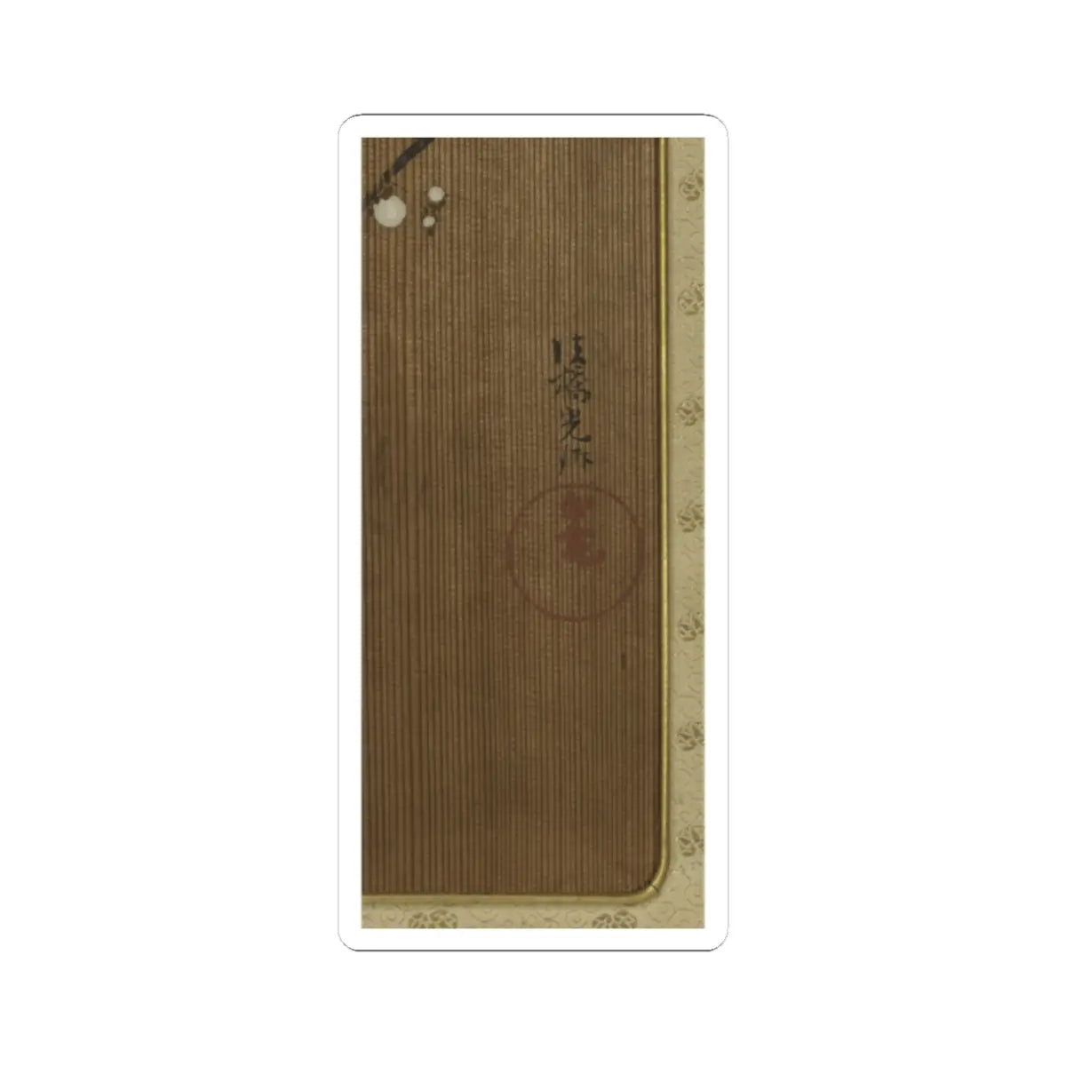 Ogata Kōrin - Flowers of Spring and Autumn - shortly after 1701 v6 - STICKER Vinyl Kiss-Cut Decal