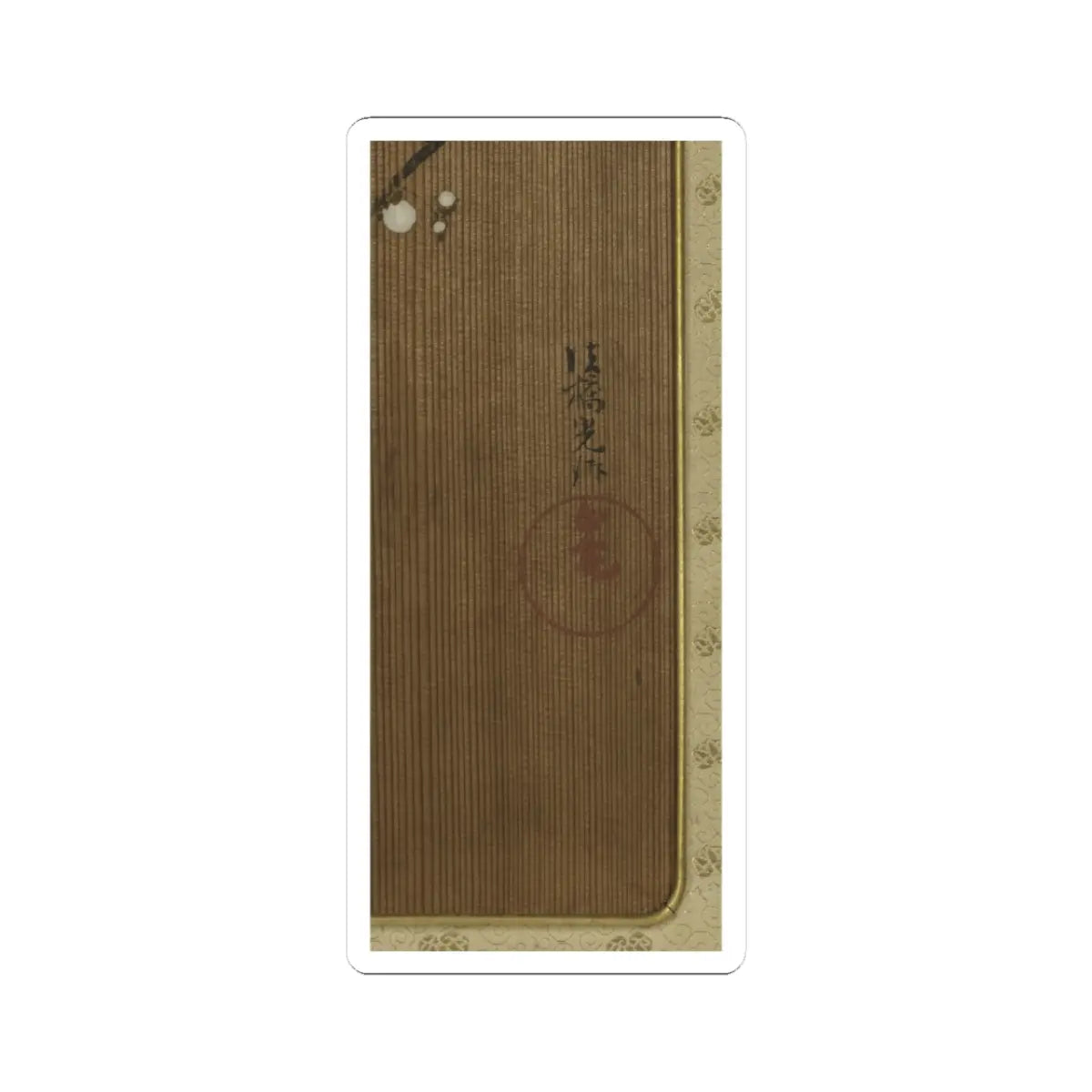 Ogata Kōrin - Flowers of Spring and Autumn - shortly after 1701 v6 - STICKER Vinyl Kiss-Cut Decal