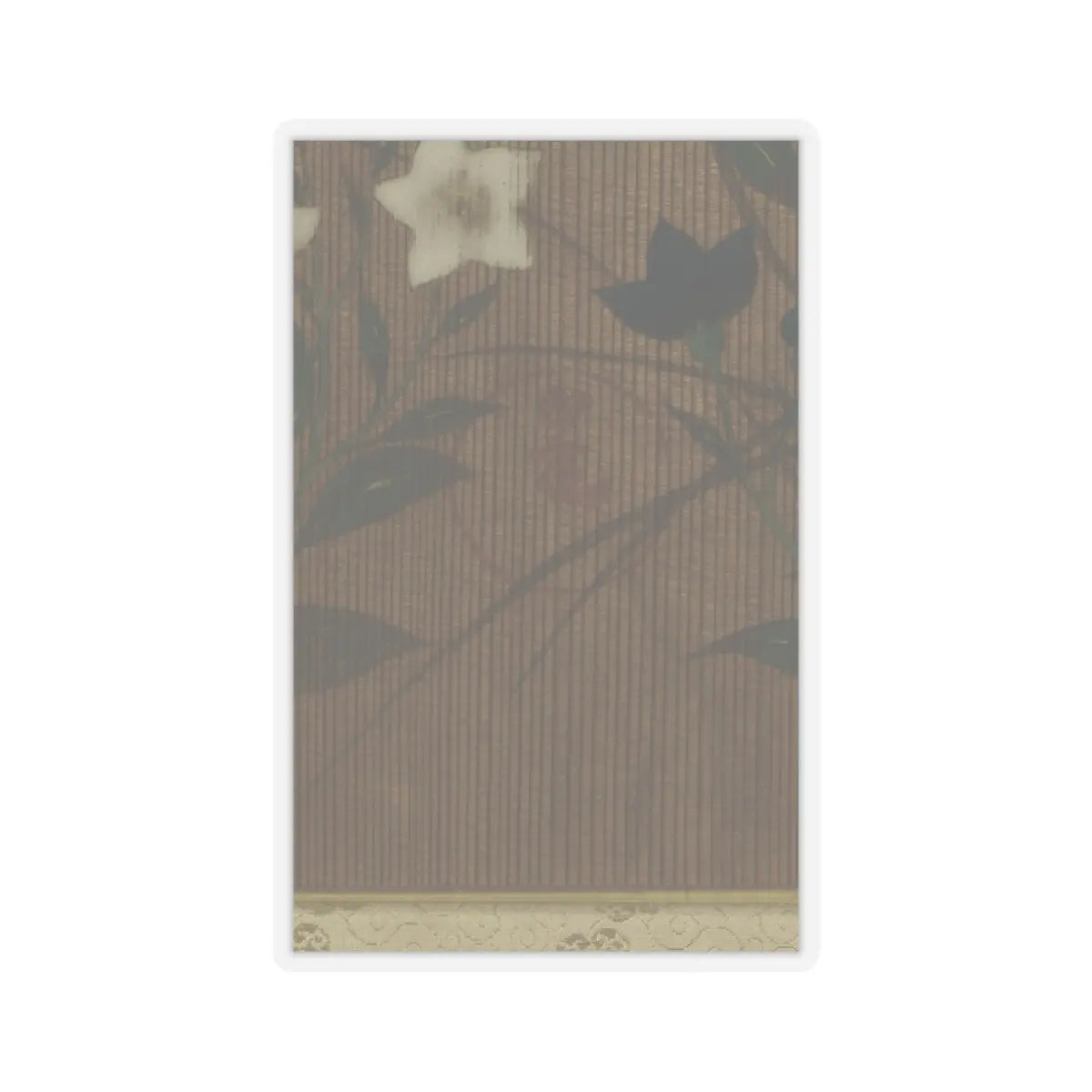 Ogata Kōrin - Flowers of Spring and Autumn - shortly after 1701 v7 - STICKER Vinyl Kiss-Cut Decal