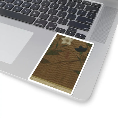 Ogata Kōrin - Flowers of Spring and Autumn - shortly after 1701 v7 - STICKER Vinyl Kiss-Cut Decal