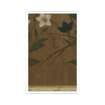 Ogata Kōrin - Flowers of Spring and Autumn - shortly after 1701 v7 - STICKER Vinyl Kiss-Cut Decal