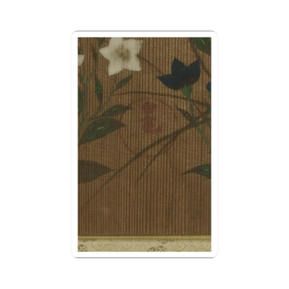 Ogata Kōrin - Flowers of Spring and Autumn - shortly after 1701 v7 - STICKER Vinyl Kiss-Cut Decal