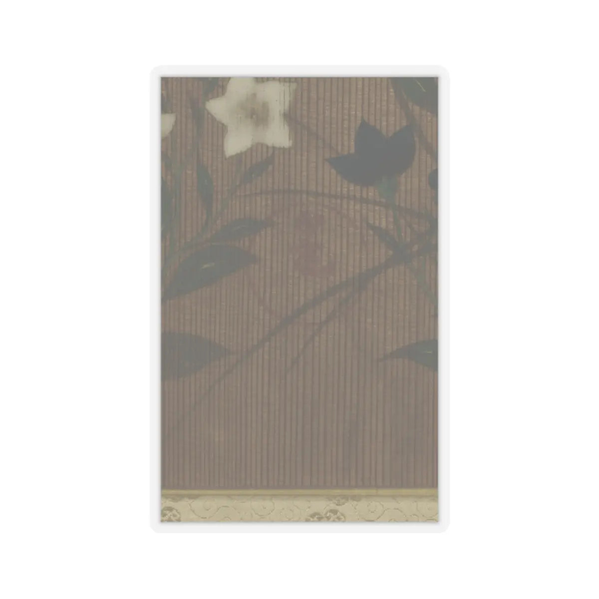 Ogata Kōrin - Flowers of Spring and Autumn - shortly after 1701 v7 - STICKER Vinyl Kiss-Cut Decal