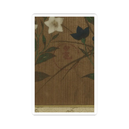 Ogata Kōrin - Flowers of Spring and Autumn - shortly after 1701 v7 - STICKER Vinyl Kiss-Cut Decal