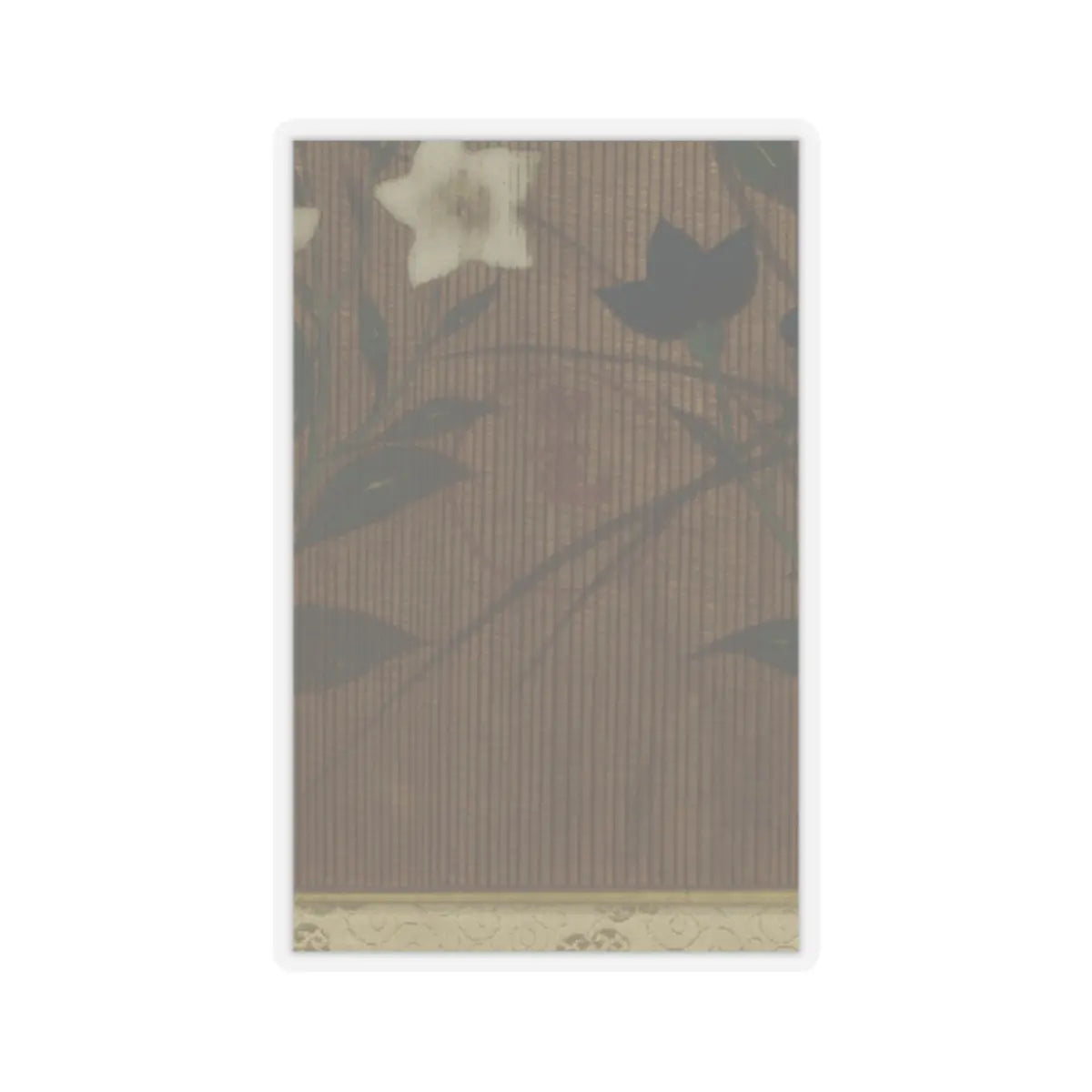 Ogata Kōrin - Flowers of Spring and Autumn - shortly after 1701 v7 - STICKER Vinyl Kiss-Cut Decal